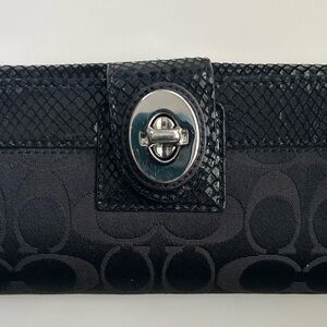 Coach Black Clutch